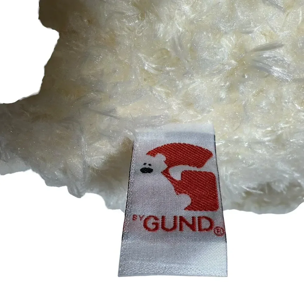 G by‎ Gund Cream Colored Shaggy Fluffy Soft Plush Stuffed Teddy Bear 18